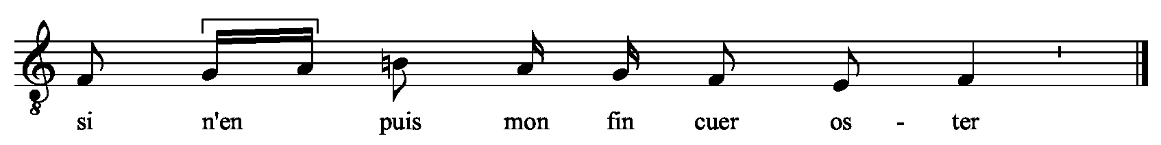 Refrain musical notation
